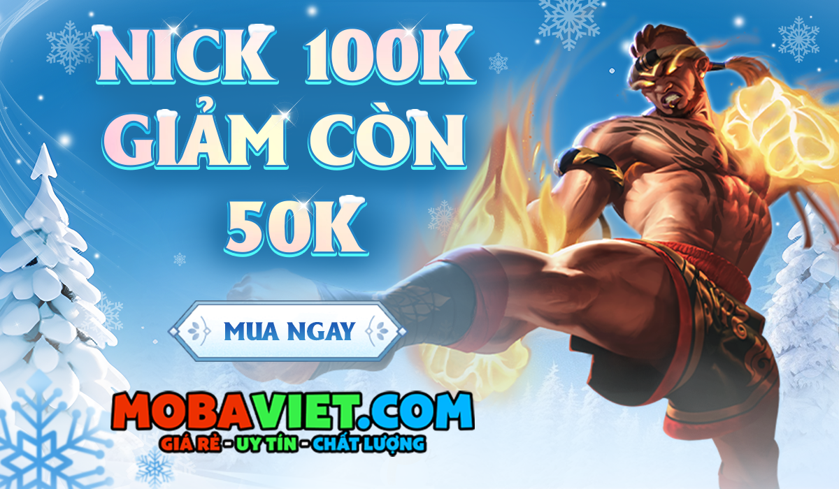Nick 100k giảm còn 50k